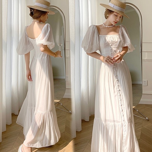 ワンピース 夏ワンピース リゾートワンピース 半袖 エレリゾート サマー ビーチ リゾート 無地 2WAY マキシワンピ ロングワンピース セクシー おしゃれ かわいい 旅行 結婚式 披露宴 お呼ばれ 5,570円