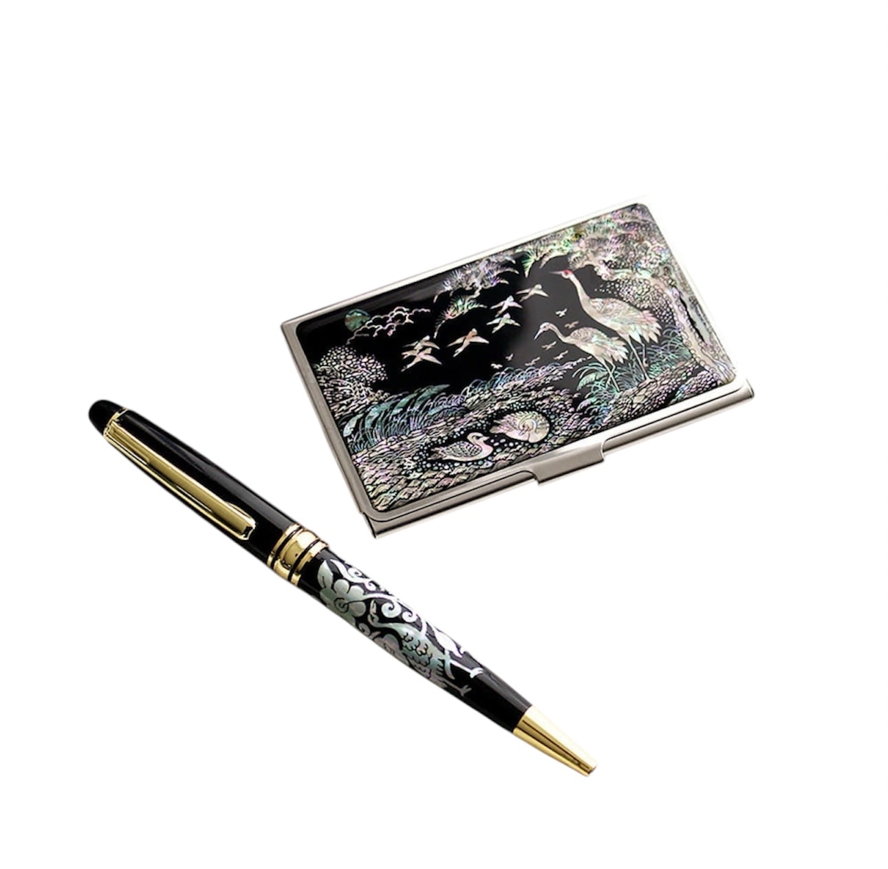 한국의 한류 (Korean Wave) 감성과 글로벌 감각이 만나 탄생한 Bravo K 의 작 볼펜세트+명함 케이스