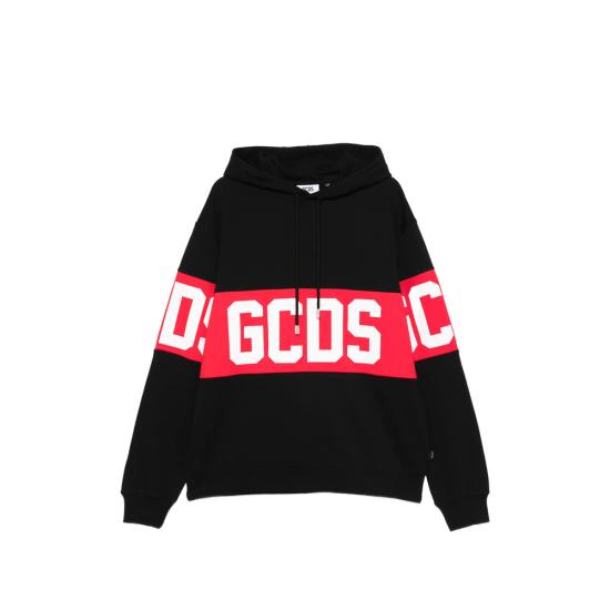 GCDS Men Sweatshirts Z0MLQE138F004 BLKRD BLACK
