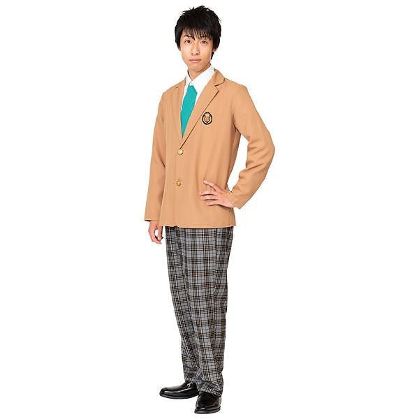 [コスプレ衣装/コスチューム] MENコス ブレザー制服 ベージュ
