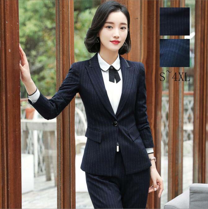 ストライプ ジャケット+スカート/パンツ＋シャツ パンツスーツ スーツセット 一つボダン ビジネススーツ レディーススーツ セットアップ リクルートスーツ 面接 入学式 卒業式 スリム きれいめ 結婚