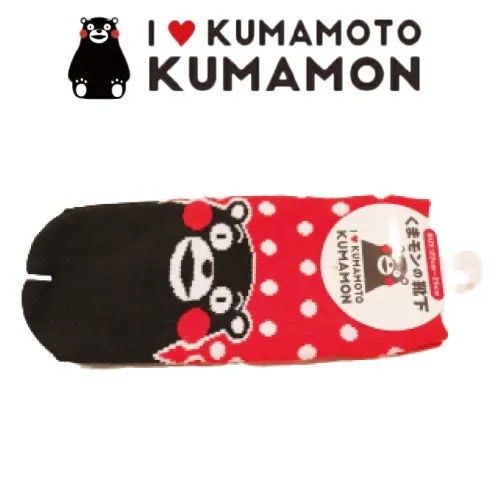 Qoo10] フォーカート くまモン 靴下(ドット赤)