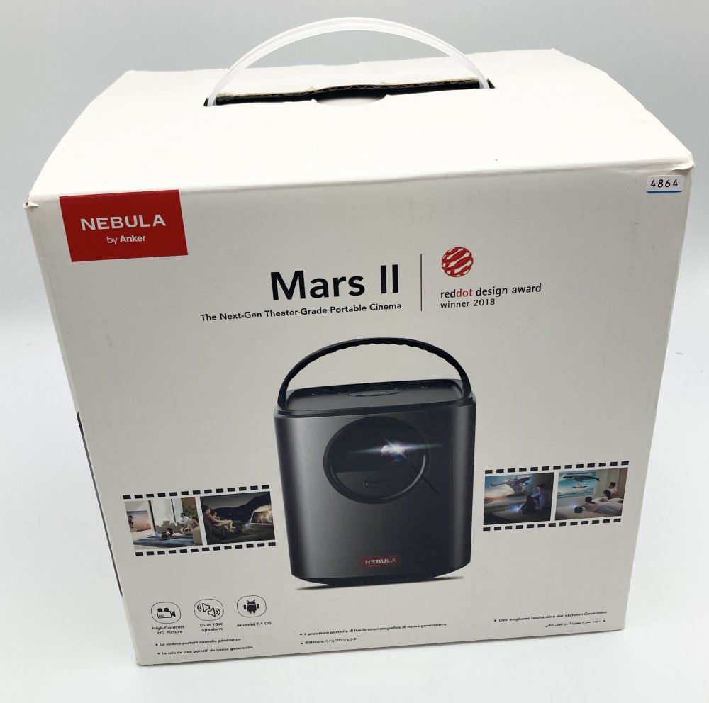 中古 Anker Nebula Mars II（Android搭載モバイルプロジェクター 20W(10Wx2)スピーカー