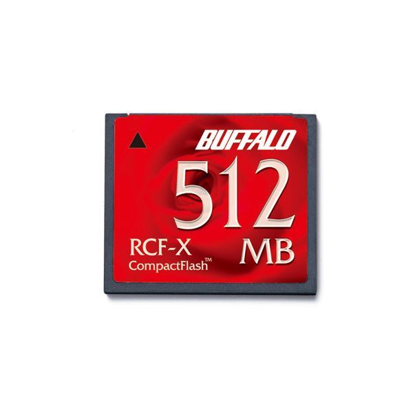 （まとめ）バッファロー コンパクトフラッシュ 512MB RCF-X512MY 1枚 [x2セット]