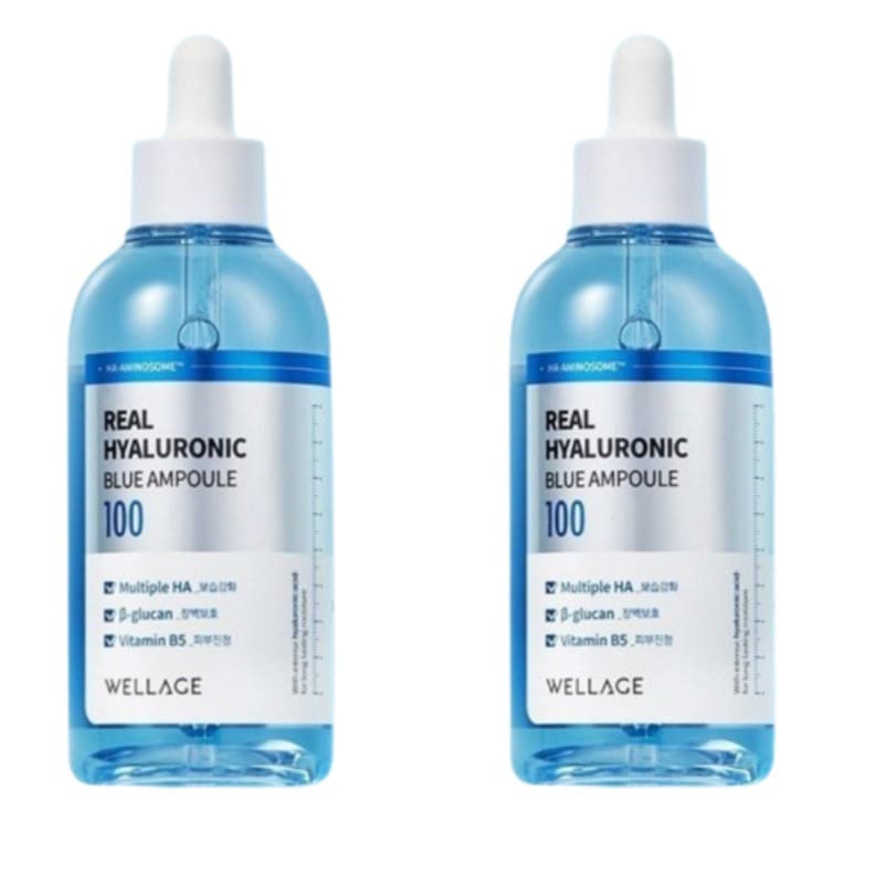 【1+1】アル ヒアルロニック ブルーアンプル 100ml 1+1 企画 (純度100% ヒアルロン酸配合)