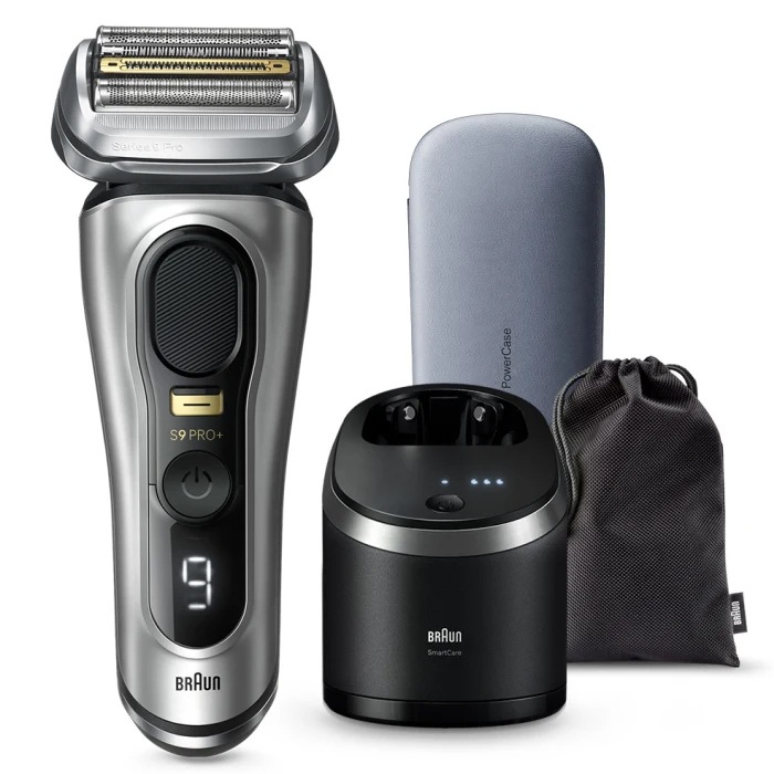 メンズシェーバー シリーズ9 Pro+ 6in1自動アルコール洗浄器＆充電トラベルケース付き 9577cc-V マットシルバー