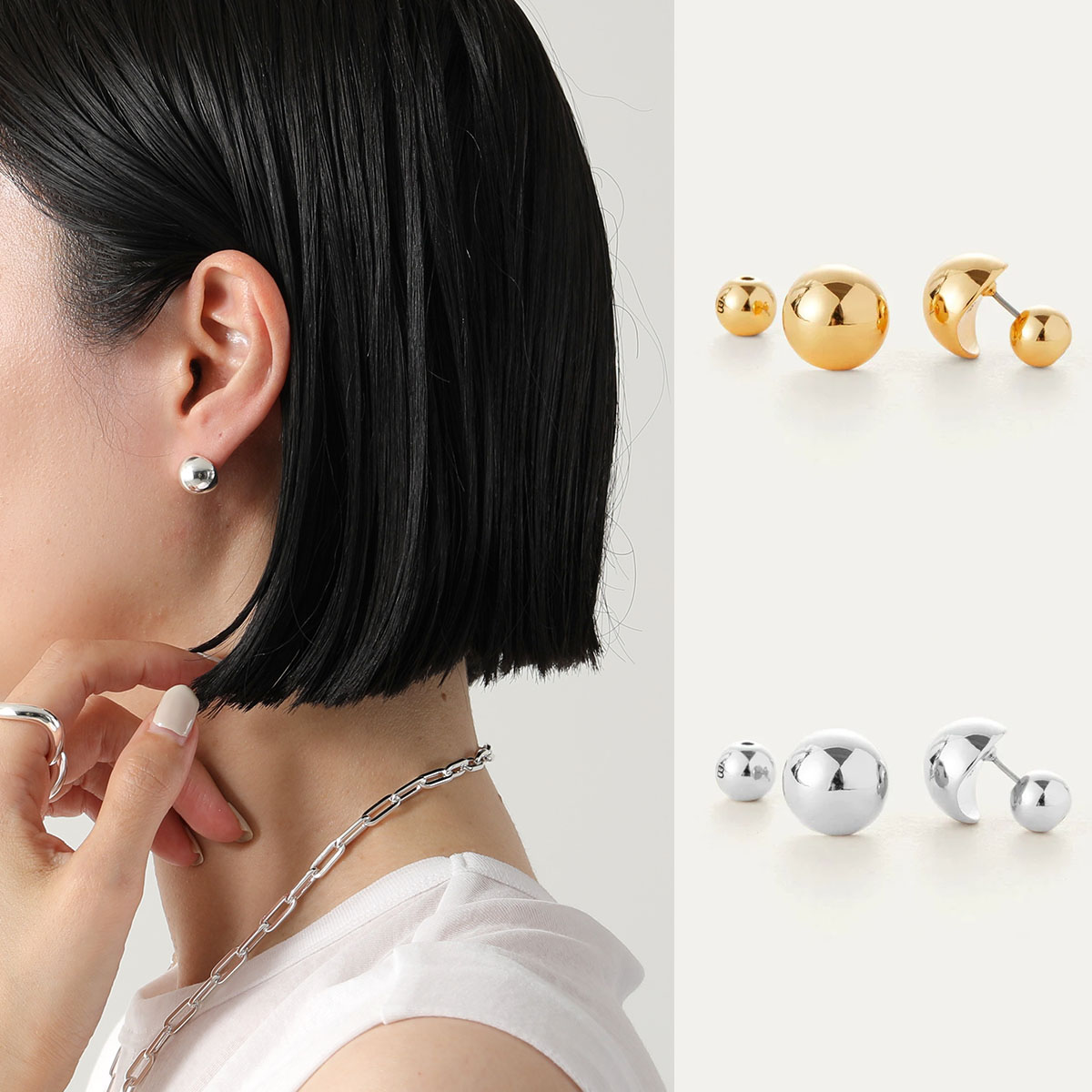 JENNY BIRD ジェニーバード ピアス AURORA STUDS JB3371-HPG JB3371-HPS レディース スタッズ アクセサリー カラー2色