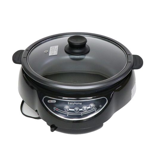 少人数にピッタリサイズ卓上電気なべ 電気グリル鍋 HG-137