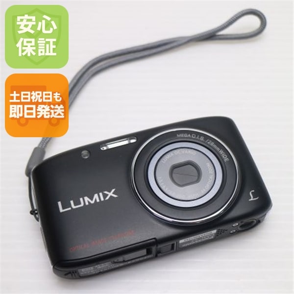 超美品 DMC-S2 ブラック デジカメ Panasonic 225