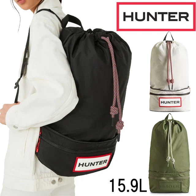 ハンター HUNTER リュック メンズ レディース トラベル リップストップ リサイクル ナイロン 2WAY バックパック ボディバッグ ショルダーポーチ ナイロン 耐水 収納 パッカブル アウトド 13,728円