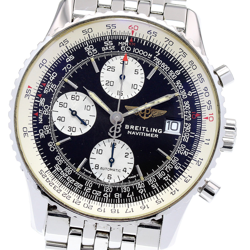 ブライトリング BREITLING A13022 オールドナビタイマー クロノグラフ デイト 自動巻き メンズ _842170【中古】
