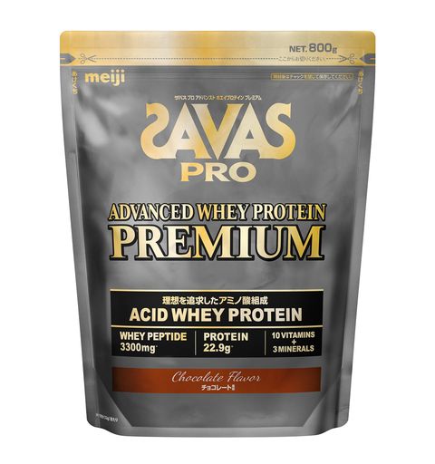 ザバス(SAVAS) プロ アドバンスト ホエイプロテイン プレミアム チョコレート風味 800g 明治