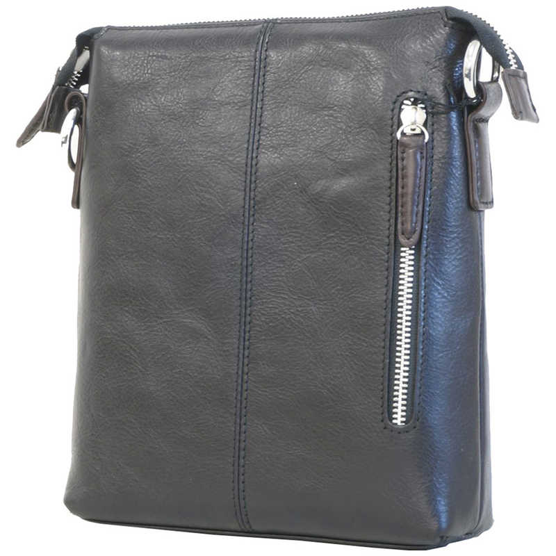 TRIBECA　TRIBECA レザーショルダーM BK　TR-11000BK