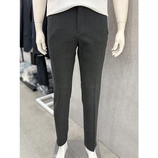 メンズ秋冬起毛ストレッチカジュアルパンツスラックスセミフォーマルパンツ2色-チャコールネイビー