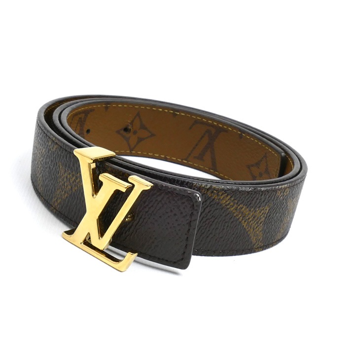 LOUIS VUITTON ルイ・ヴィトン LV アイコニック 30MM リバーシブル ベルト ブラウン M0149W レディース 中古