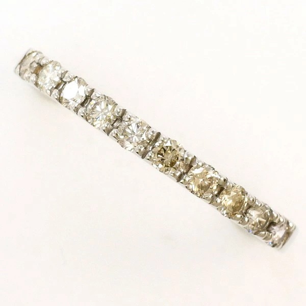 PT900 プラチナ リング 13号 ブラウンダイヤ 0.30 中古