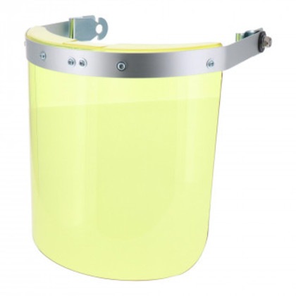 DTフェイスシールドヘルメット型 イエロー DT-HFS-Y 805409