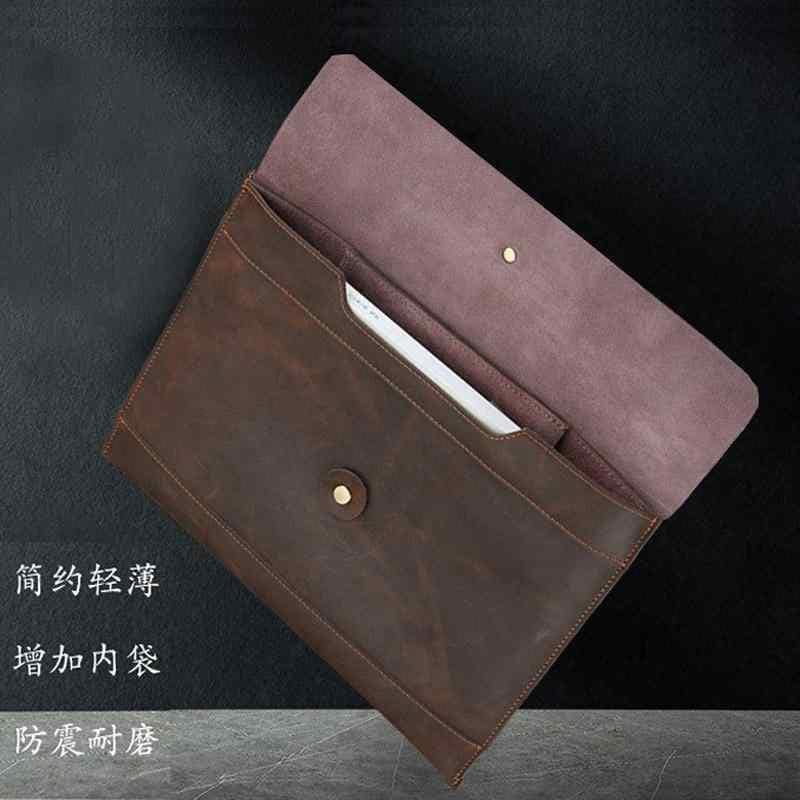 ドキュメントケース シンプル 薄い 内ポケット クラッチバッグ メンズ おしゃれ レザー ビジネス A4 ファイル 書類 ブリーフケース プレゼント