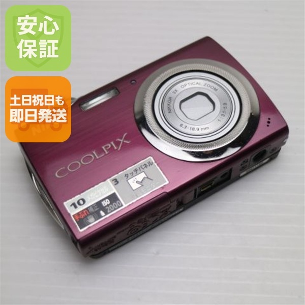 良品COOLPIX S230 パープル Nikon デジカメ 198