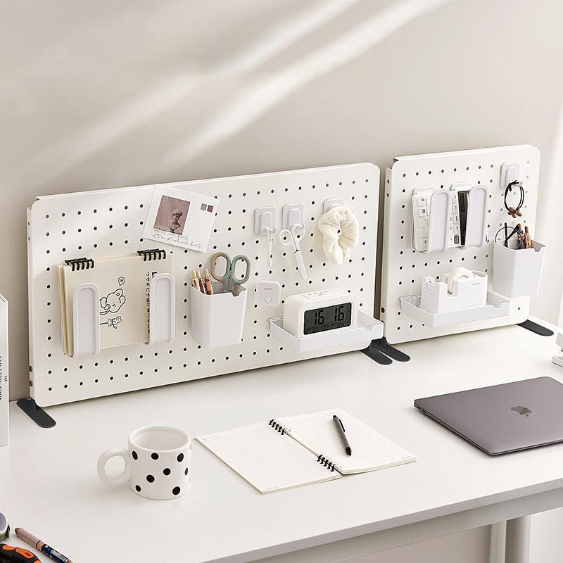 パンチングボード 有孔ボード 卓上収納 セット 机上ラック デスク上収納ラック 有孔ボード用 穴あき ペグボード 収納 収納ボックス 文房具 事務所 オフィス