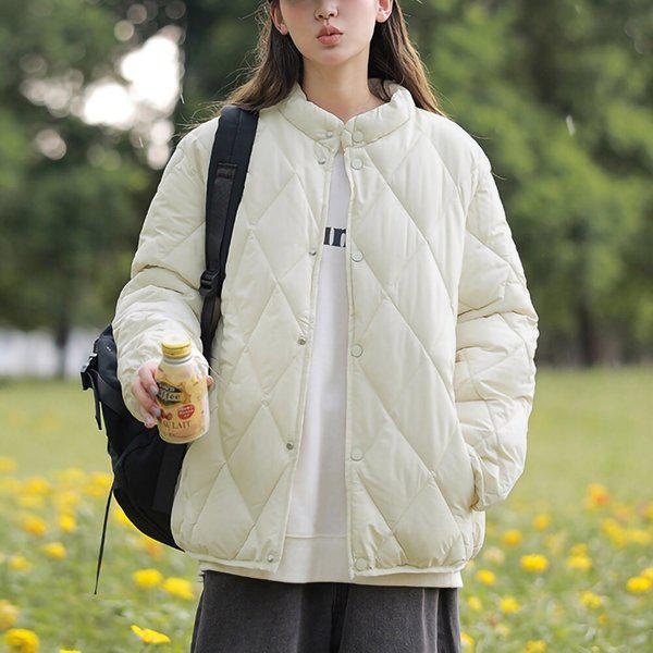 冬の女性キルティングパディング半ネックジップDMESW-JUP-STS14277509