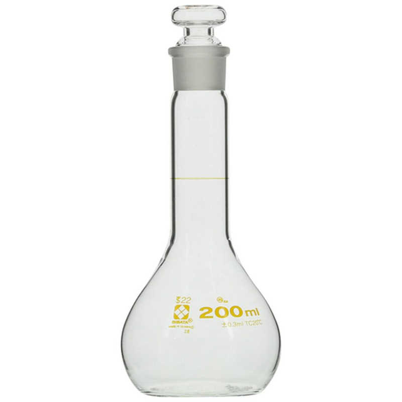 柴田科学　SIBATA メスフラスコ 短形 200mL 0　23080200
