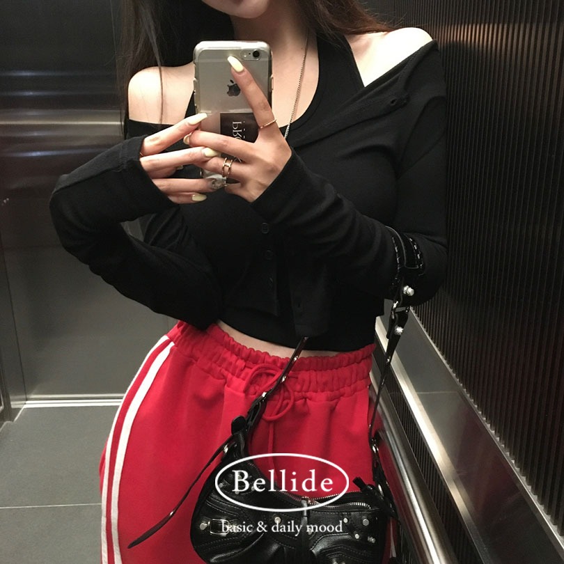 [MADE] ホルターネックキャミソール+カーディガンセットアップ cd1250