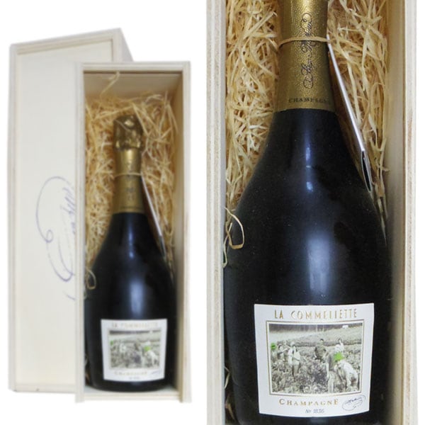 シャンパン セルジュマチュー キュヴェラコムリエット ブランドブラン 750ml 木箱入り （フランス シャンパーニュ 白）
