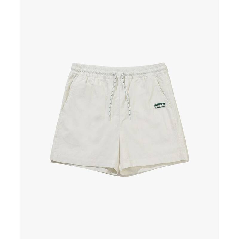 ディアドラ diadora コンピー 4分丈 ウーブンショーツ IVORY D6223LWP70IVS 417862