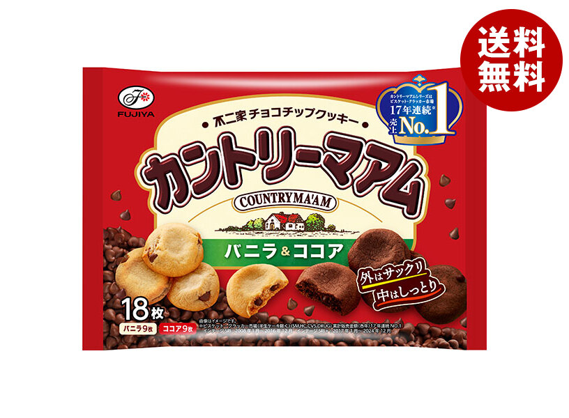不二家 カントリーマアム バニラ&ココア 18枚＊18袋入