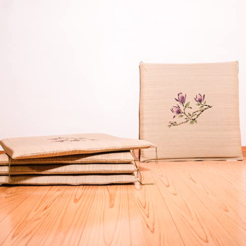 【国産 い草】 山万 い草 座布団 木蓮 55cm × 55cm 5枚組みセット