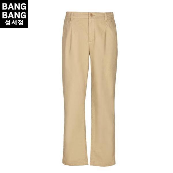 聖書 HC04 秋の男性 綿スパン ワンタック バンディングパンツ 男女共用 ウエストバンド スパン 股上 (S42288285)