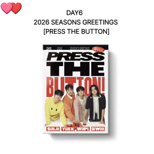 [特典]DAY6 2026 SEASONS GREETINGS [PRESS THE BUTTON]