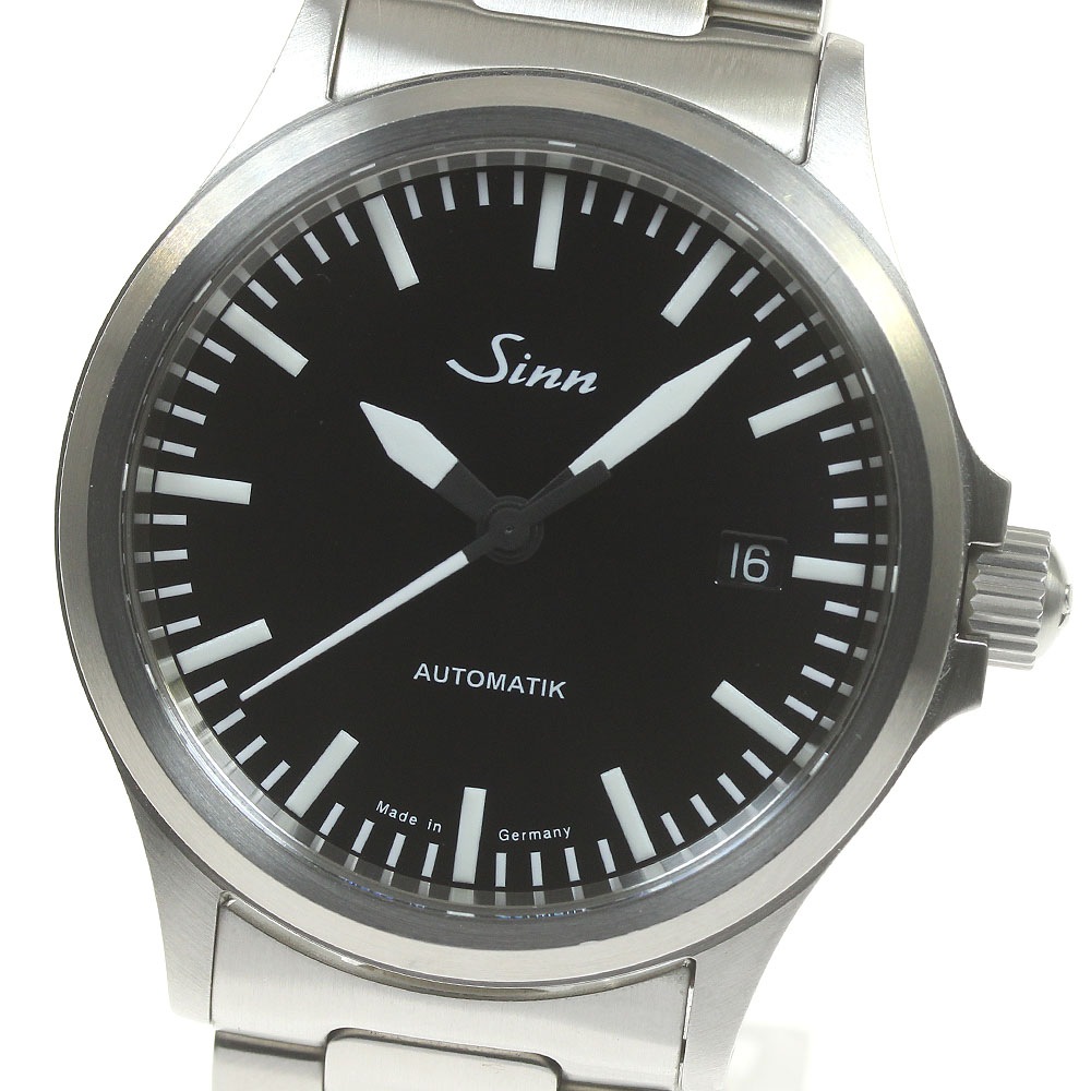 ジン Sinn 556 デイト 自動巻き メンズ 箱・保証書付き_842807【中古】