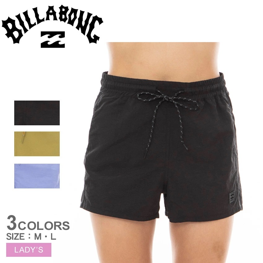 ボードパンツ レディース ADIV BAGGIES SOLID SHORTS ブラック 黒 イエロー 黄 BE013506 水陸両用 サーフパンツ ブランド 短パン ズボン ボトムス ショートパンツ