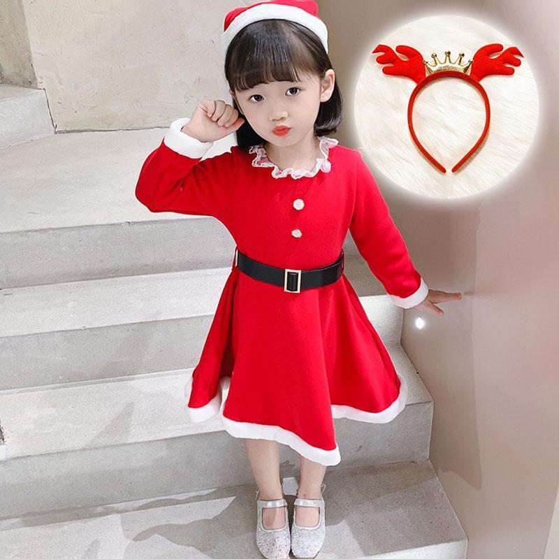 激安販売！クリスマス衣装 子供 サンタ コスチューム コスプレ 衣装 キッズ ワンピース クリスマス 子供ドレス 女の子 サンタクロース パーティー こども子ども