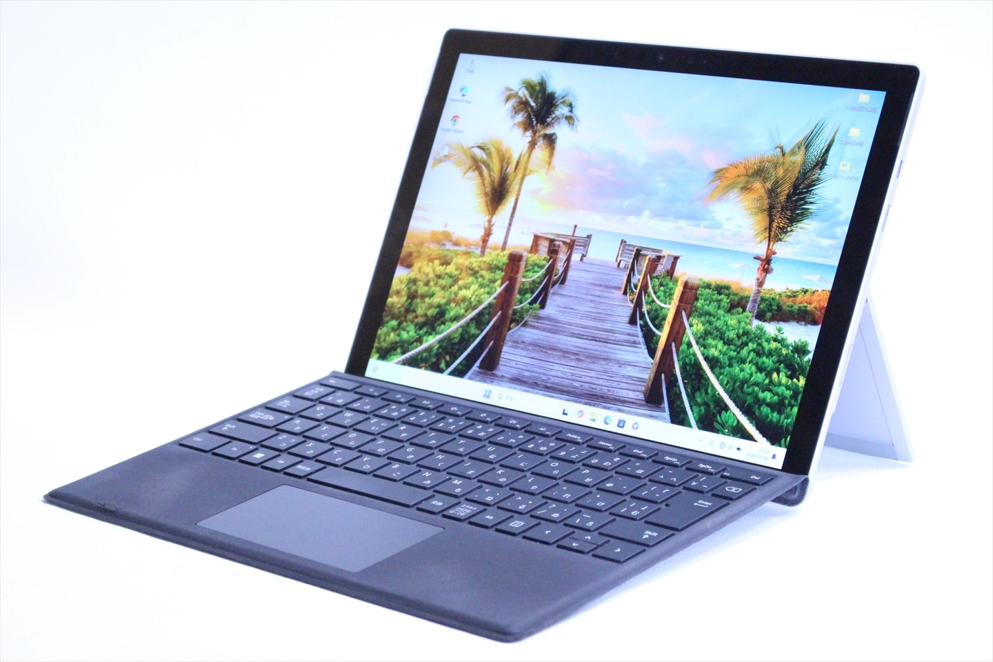 即配 良品 バッテリー良 純正キーボード付 11世代Corei5 Surface Pro7+ i5-1135G7 8G 256GB 12.3タッチ Wi-Fi6 Office リカバリ AAA評価