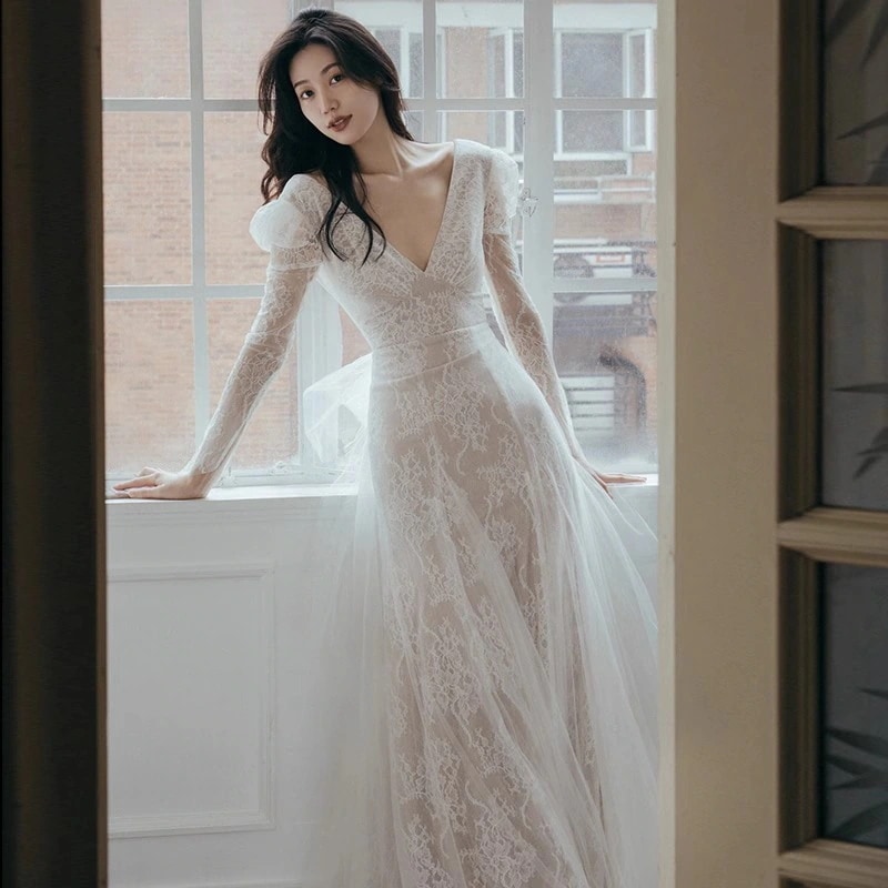 ウェディングドレス 白 結婚式 花嫁 サイズオーダーメイド可能 成人式 お呼ばれ ウェディング 演奏会 二次会 パーティードレス 前撮り ワンピース ロングドレス 101