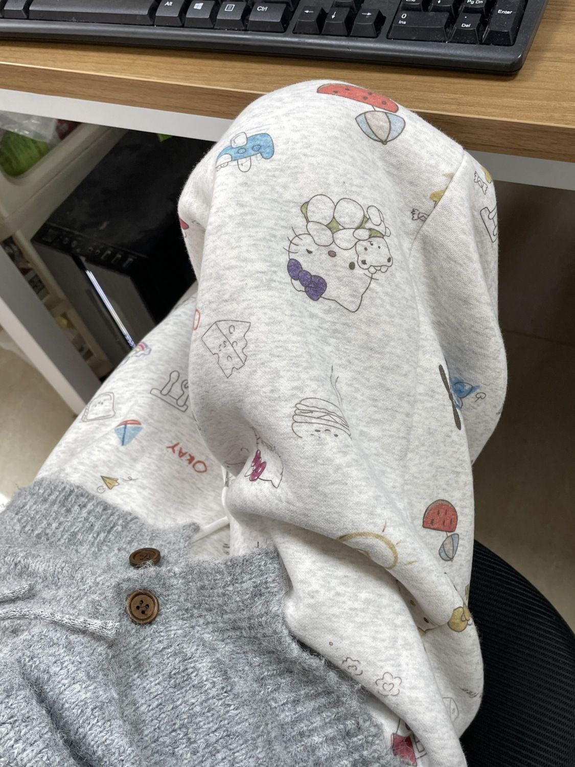 メガ割かわいい アニメ プリント ゆったり ワイドレッグ ハイウエスト 着痩せ 百掛け カジュアル ロングズボン1508204