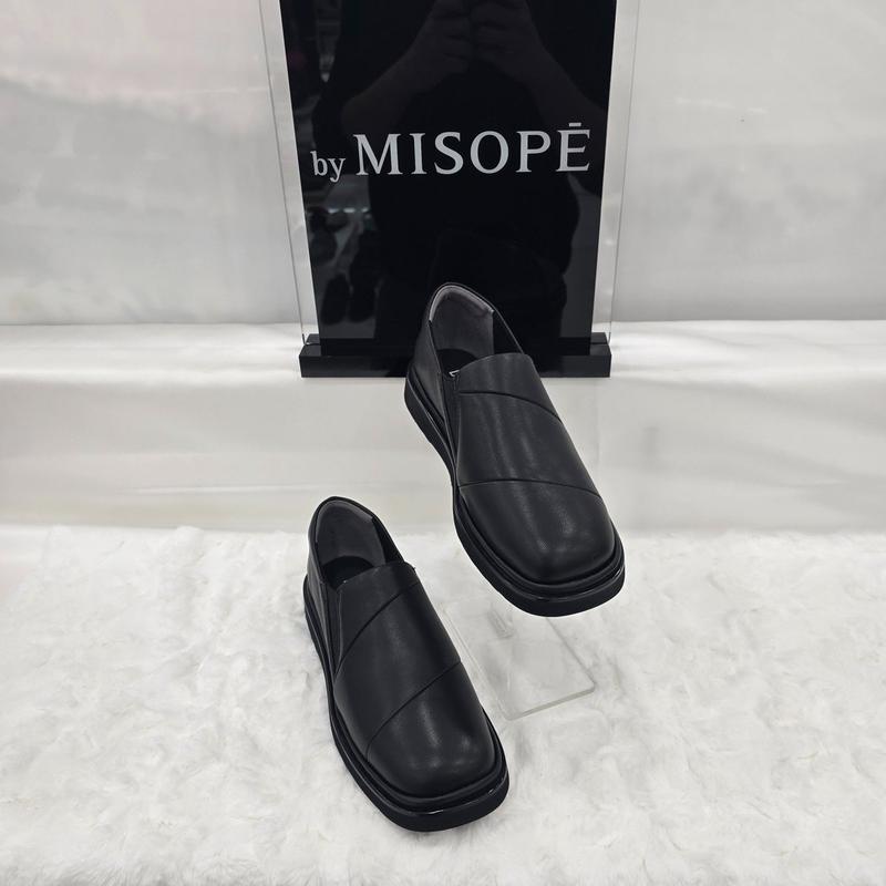 By 女性ツイストパターン スリッポン 612HT439SI013 BLACK 2 JJ