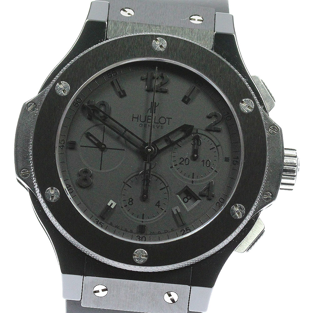 ウブロ HUBLOT 301.CX.134.RX ビッグバン オールブラック クロノグラフ 自動巻き メンズ _813212【中古】