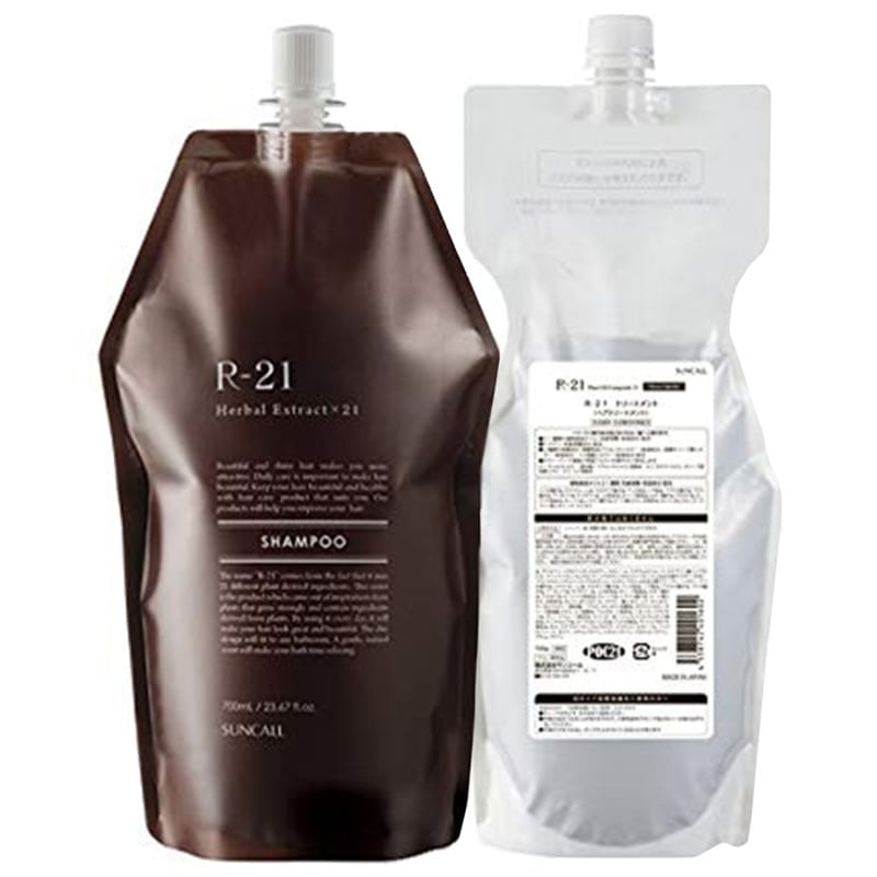 サンコール R-21 シャンプー 700mL + トリートメント 700g 詰め替え セット エイジング毛 ハリコシ ヘマチン ボリュームアップ 保湿 補修 うるおい 5,508円