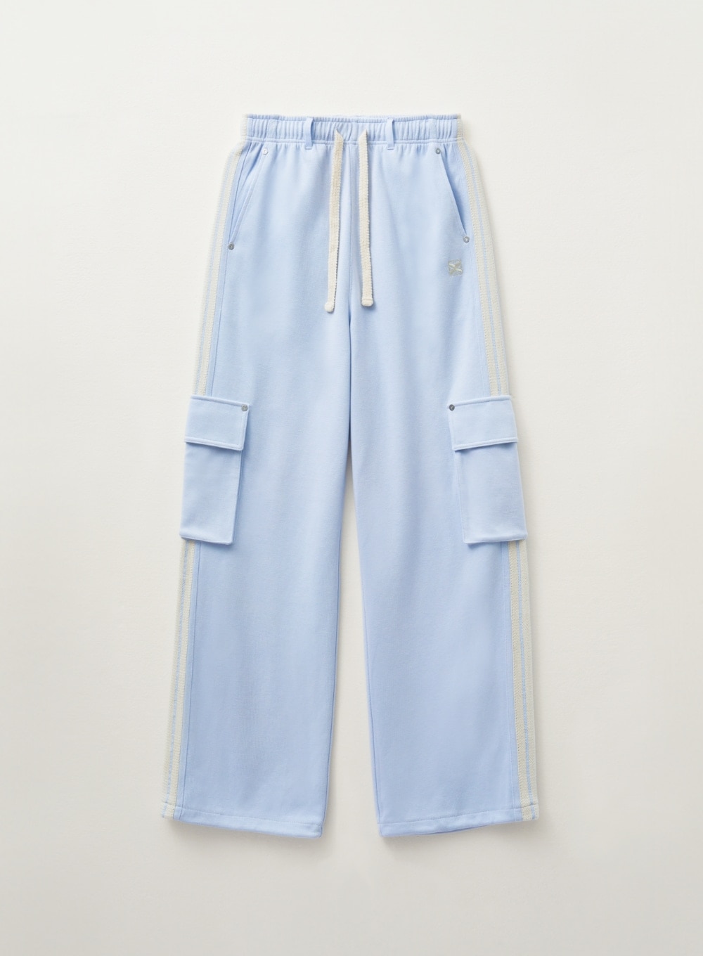 【SATUR】 (W) LAWTON CARGO TRACK PANTS : SKY BLUE