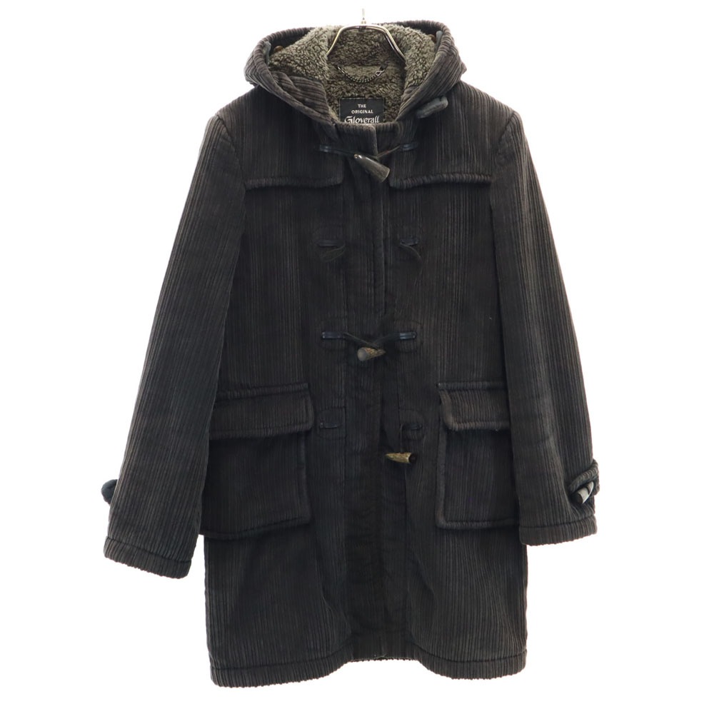 80s 90s オールド ダッフルコート 140cm チャコールブラウン系 キッズ