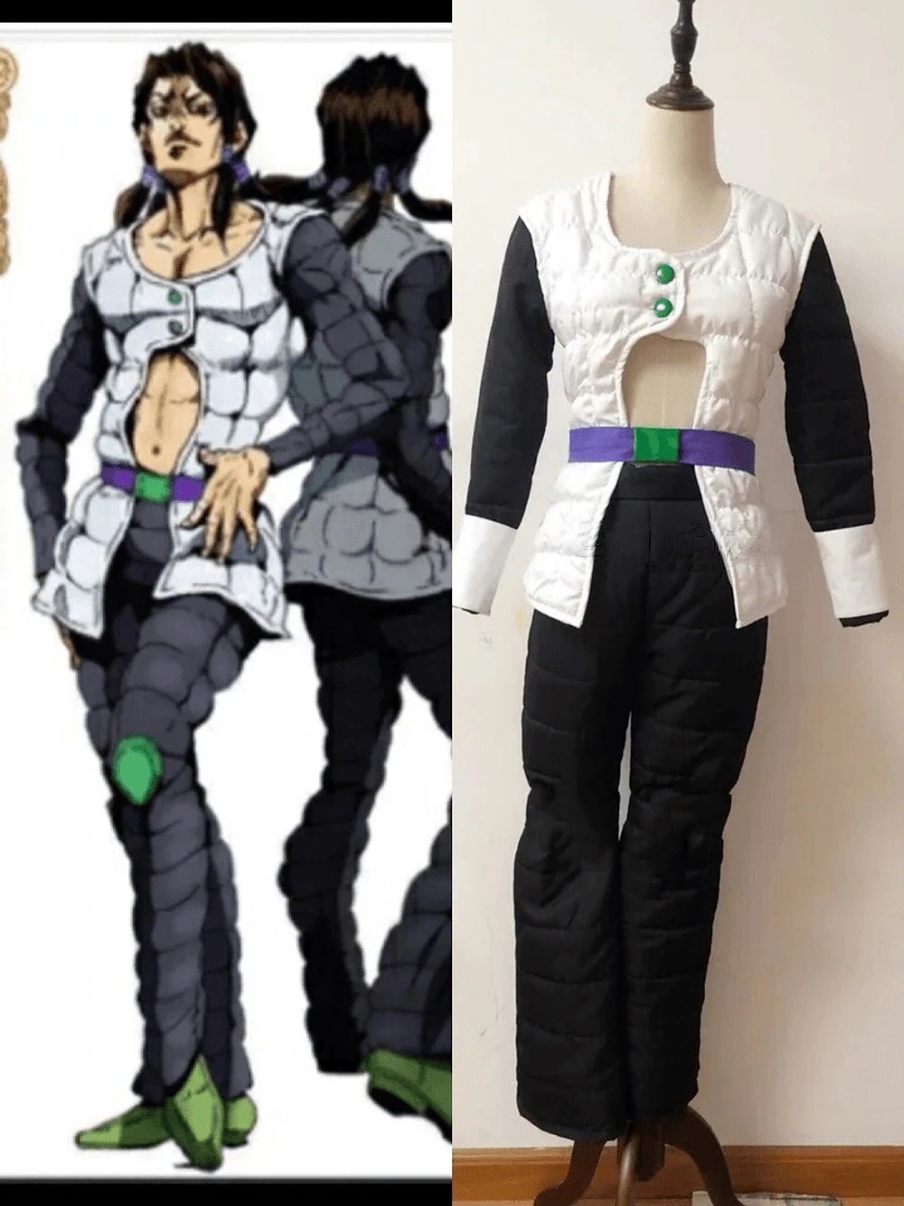 ジョジョの奇妙な冒険 PART5 黄金の風 暗殺者チーム イルーゾォ コスプレ衣装 コスプレ コスチューム