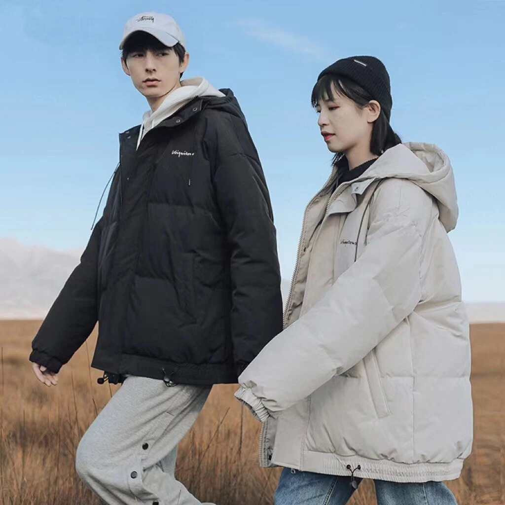 ダウンジャケットメンズファッションアウター冬の新保温連帽ドローコード綿入れコート保温ダウンジャケット秋冬 冬服中綿 男女兼用 タグ