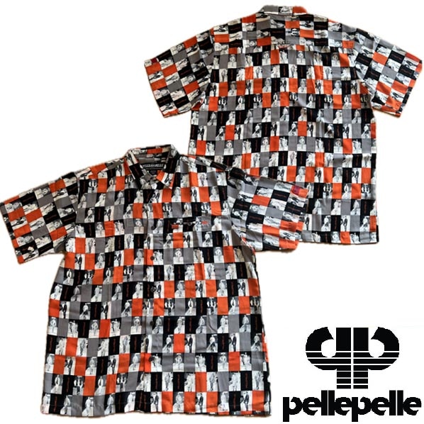 デッドストック　1点限り ペレペレ メンズ 半袖 シャツ ボタンシャツ カジュアルシャツ Pelle Pelle インポート ストリート ウェアー アーバン HIPHOP ファッション ヒップホップ