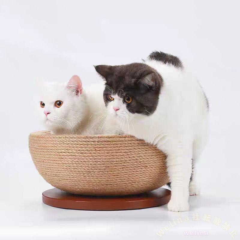 ペットベッド 猫用ベッド カゴ 籠 編み籠 ナチュラル寝床 お昼寝 キャットボード ペットハウス おしゃれ インテリアになじむ