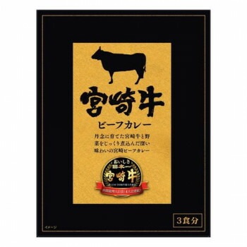 響 宮崎牛ビーフカレー3食分 （160gx3食）x20個