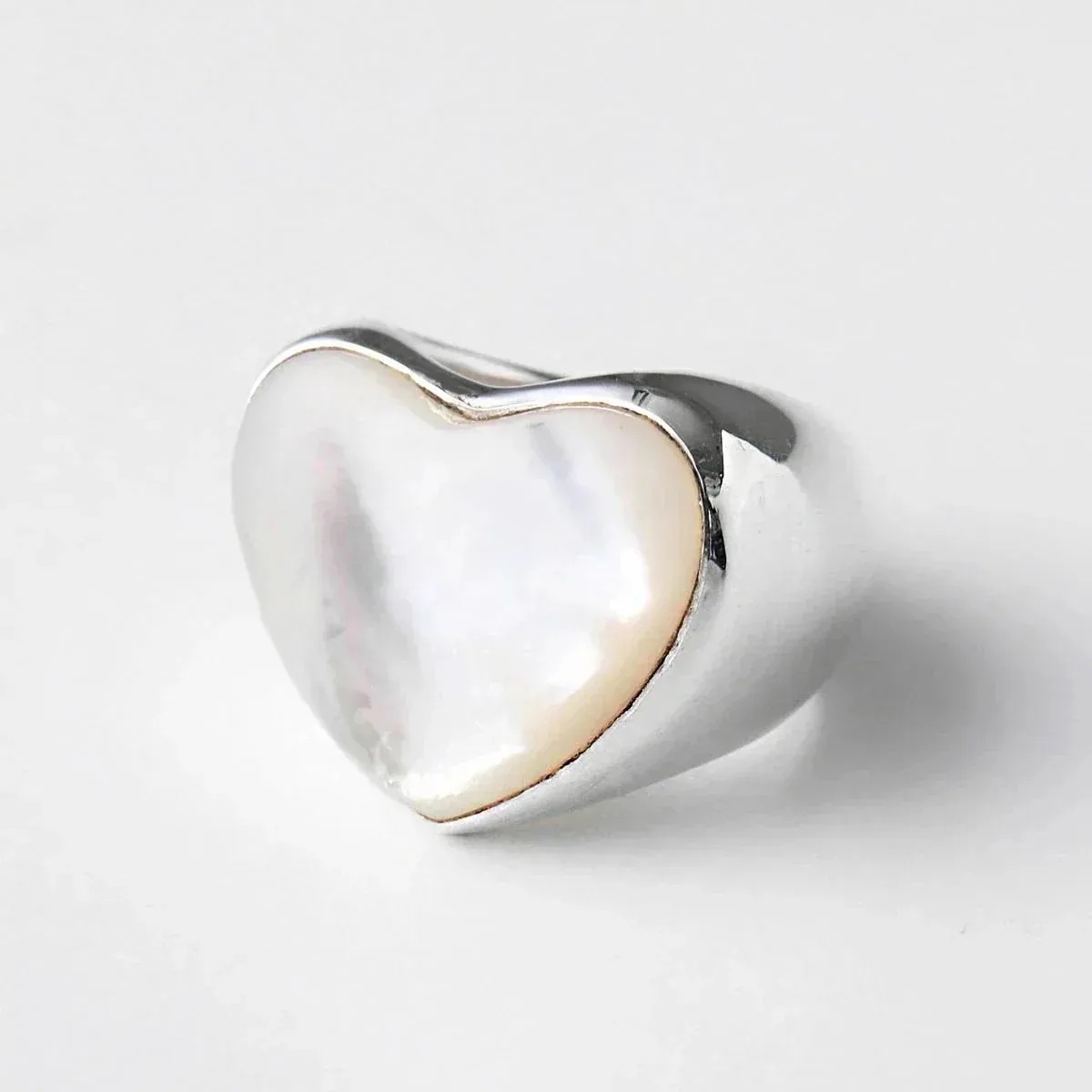 ANNIKA INEZ アニカイネズ リング Bigger Pearl Heart Ring R176-LRG レディース ハート パール 指輪 アクセサリー】